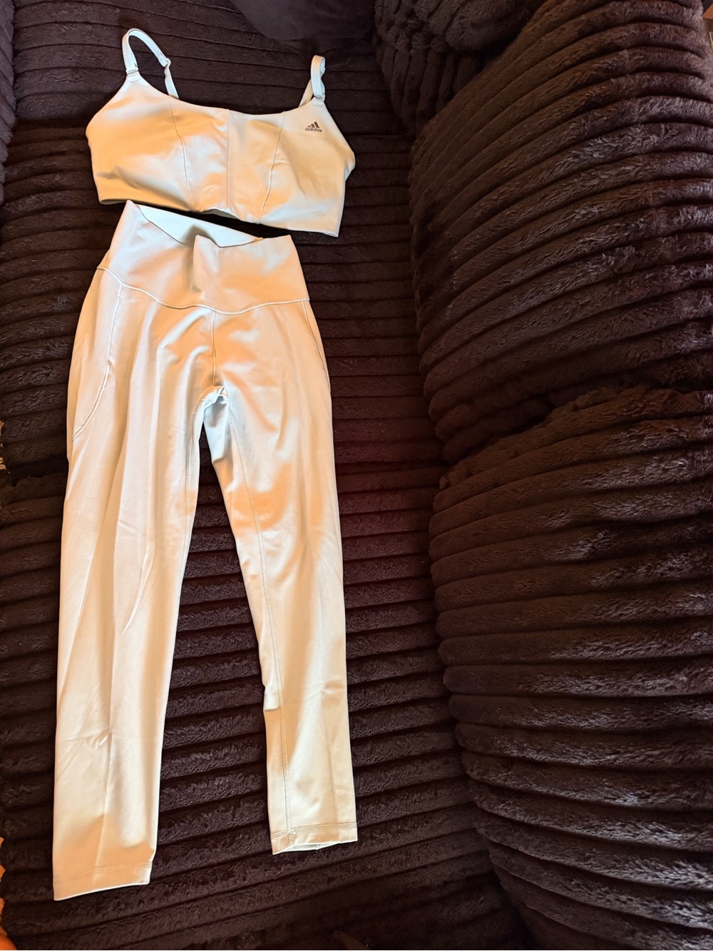 Adidas Leggings M and Sports Bra size L-DD